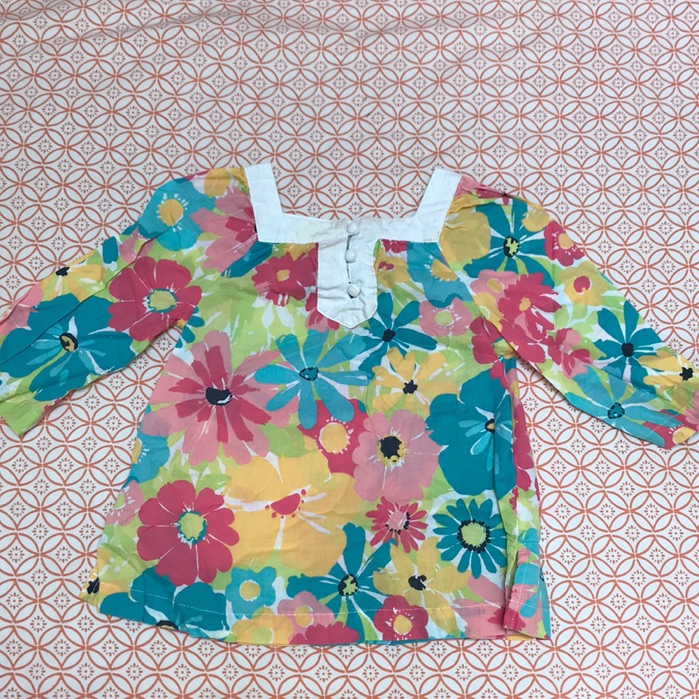 Janie and Jack floral blouse
